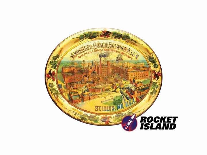 Anheuser-Busch Brewing Ass'n Serving Tray (1906)
