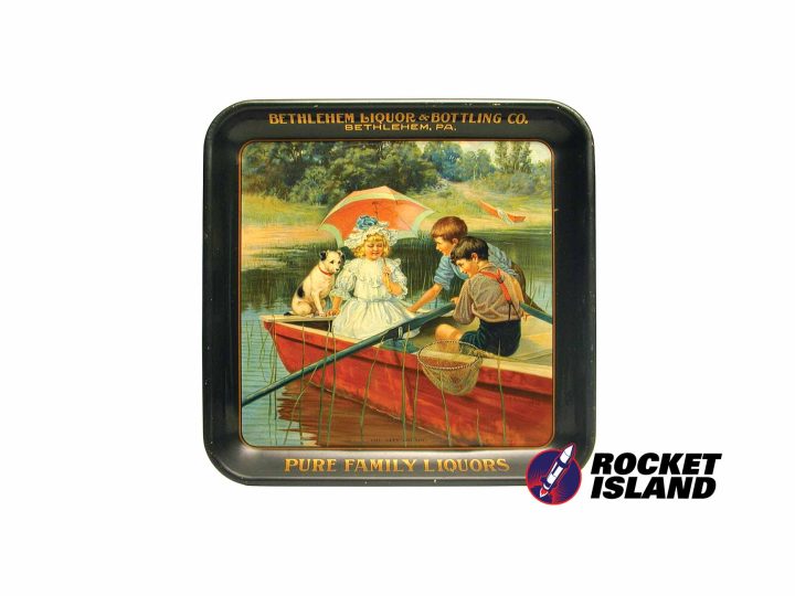 Bethlehem Liquor And Bottling "The City Cousin" Serving Tray (1907)