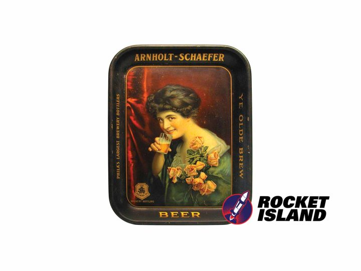 Arnholt-Schaefer Brewing Co. "The Invitation" Beer Serving Tray (1910)