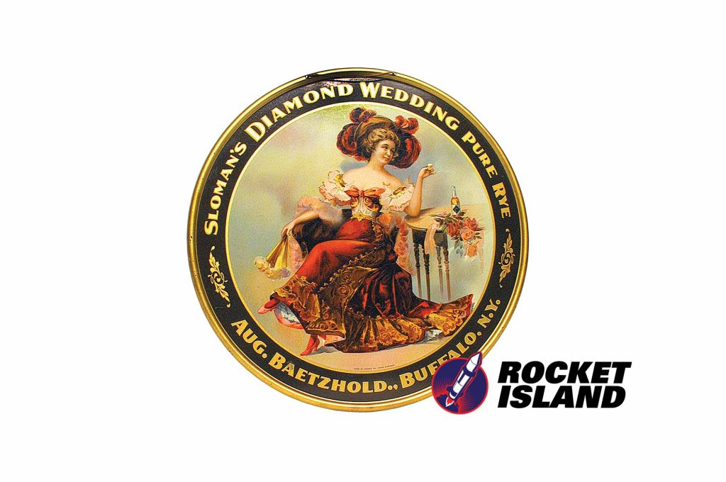 August Baetzhold Sloman's Diamond Wedding Pure Rye Charger (1910)