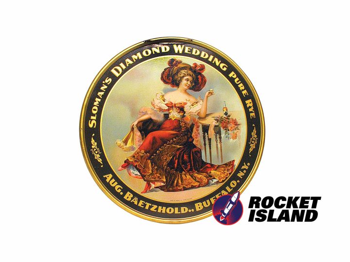 August Baetzhold Sloman's Diamond Wedding Pure Rye Charger (1910)