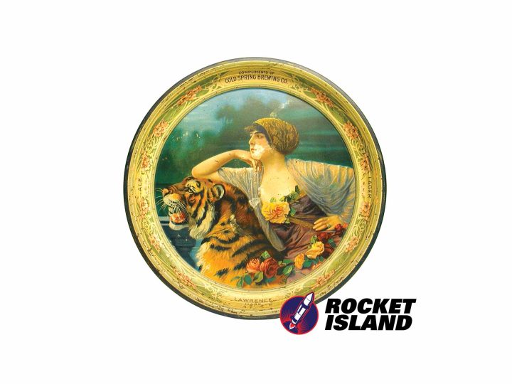 Cold Spring Brewing Co. "Tiger Lady" Serving Tray (1910)