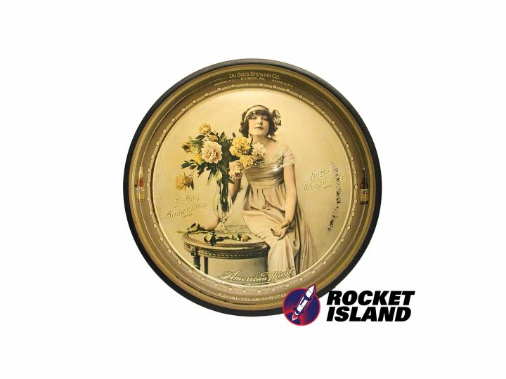 DuBois Brewing Co. Budweiser And Wurzburger Beer "American Maid" Serving Tray (1910)