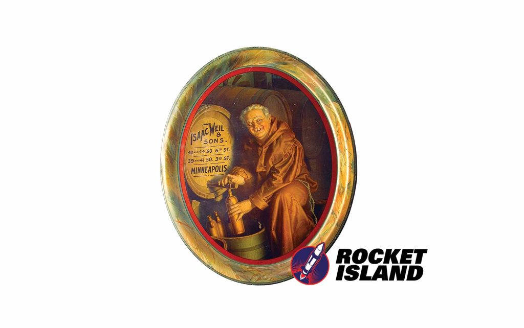 Isaac Weil And Sons Blenders-Rectifiers Serving Tray (1910)