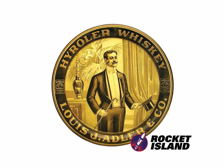 Louis J. Adler & Co. Hyroler Rye Whiskey Tip Tray (1910)