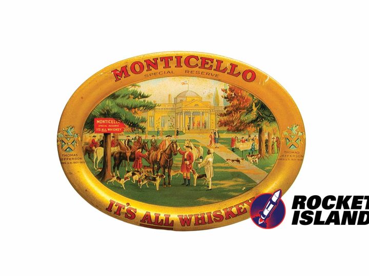 Monticello Distilling Co. Monticello Whiskey Tip Tray (1910)