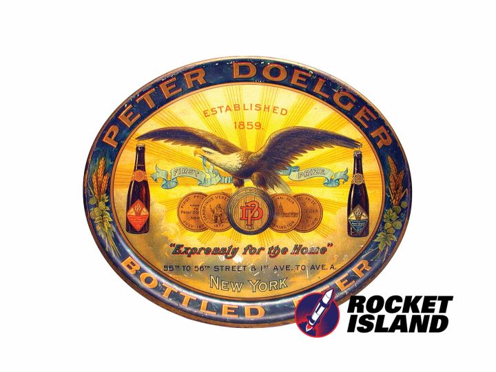 Peter Doelger Brewing Co. Bottled Beer "Expressly For The Home" Serving Tray (1910)