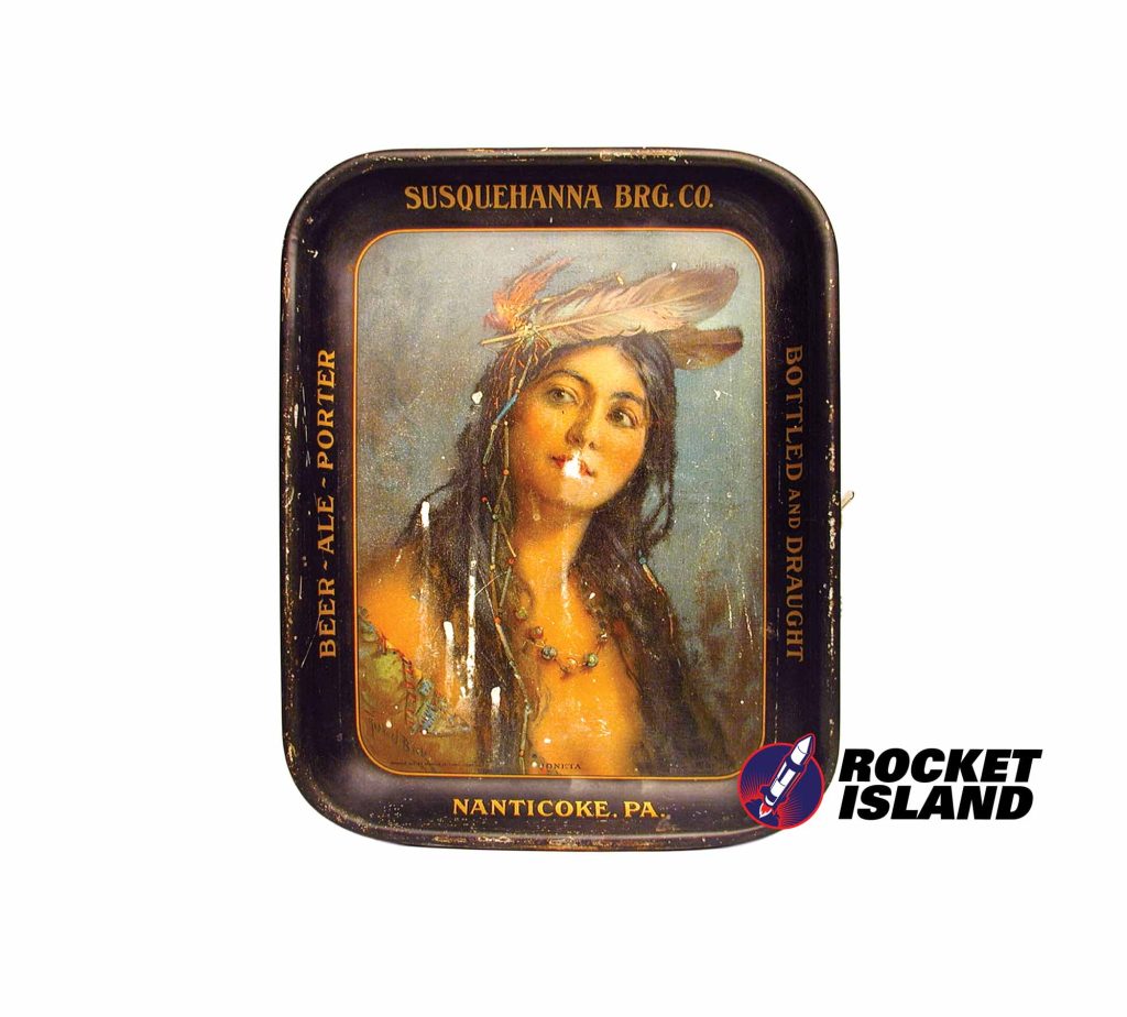 Susquehanna Brewing Co. "Princess Ionesta" Beer-Ale-Porter Serving Tray (1910)