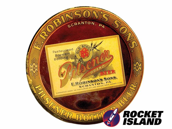 E. Robinson's Sons Pilsener Bottled Beer Tip Tray (1912)