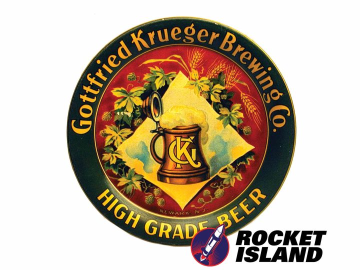 Gottfried Krueger "High Grade Beer" Tip Tray (1912)